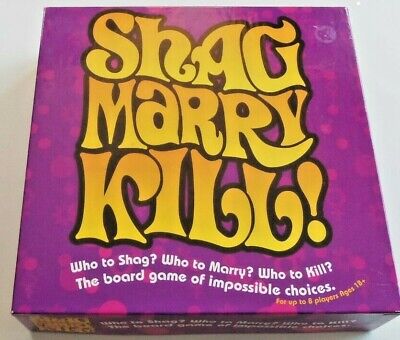 Snog Marry Shove Board Game RRP 9.99 CLEARANCE XL 4.99